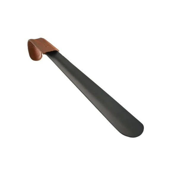 Extra Long Shoe Horn Lifter 30/42cm with Leather Strap Stainless Steel Shoehorn Spoon for Shoes Accessories