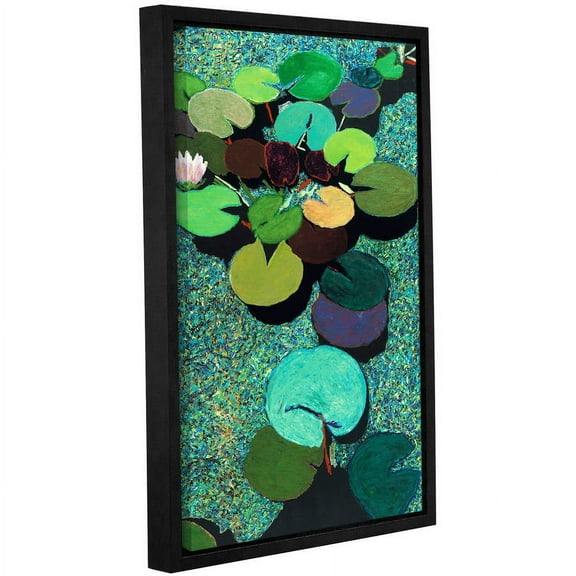 ArtWall Allan Friedlander "Valdosta Pond" Gallery-wrapped Floater-framed Canvas