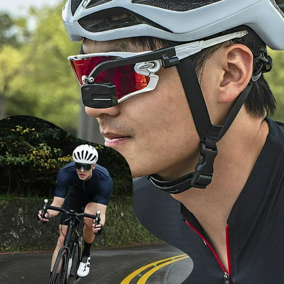 QHUDLV Bicycle Riding Rearview Mirror Safety Helmet Rearview Mirror