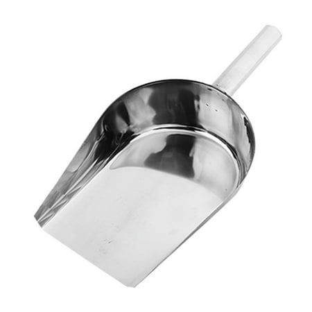

JWDX Tableware Clearance Ice Scoop Ice Scoop for Multi-Purpose Use Stainless Steel Metal Food Scoop Kitchen Restaurant Bar Party Wedding Ice Machine Heavy Duty Silver