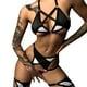 thumbnail image 1 of Gibobby Ropa sexy de mujer para sexo Sexy sin Lencería de Encaje para Mujer Anillo de Pijama Sexy Sexy Lencería Íntimos de una Pieza Plus Size Mujeres lencería(Blanco, CH), 1 of 5