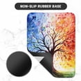 thumbnail image 3 of SHIBA-Small Mouse Pad, Mini Mouse Pad 8 x 6 Inch（20 x 15 cm）, Thick Rubber Waterproof Mouse Mat, Cute Mousepad for Women Men Wireless Mouse Laptops Home Office, Colorful Tree, 3 of 4