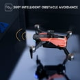 thumbnail image 3 of D99 GPS Drone with 8K UHD Camera, Foldable Quadcopter for Adults Beginners, Brushless Motor, VR Mode, 2 Batteries, Orange, 3 of 12