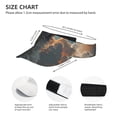 thumbnail image 3 of Fotbe Starry Sky Cloud Wolf Visera Deportiva con Diseño, Gorra Abierta Ajustable de Algodón para Mujer y Hombre, 3 of 7