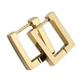 thumbnail image 2 of Fiudx Pendientes Punk de Acero Inoxidable con Elegante Diseño de Aro, Forma Geométrica Ligera, Accesorio Unisex, para Uso Diario, Cómodos para Orejas Sensibles, Disponibles En Dorado y Negro., 2 of 2