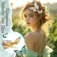 thumbnail image 3 of 8Pcs Rhinestone Butterfly Hair Clips for Women Moving Wings Butterfly Hair Barrettes Glitter Clips Kawaii Butterfly Claw Clips Hair Accessories for Teens Girls, 3 of 7