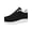 Black, variant on DLONGLI Women's Diabetic Orthopedic Arch Support Wide Width Winter Walking Shoes Fleece Lined Lace Up Breathable Knit Warm Cushioned Non-Slip Casual Shoes for Cold Weather