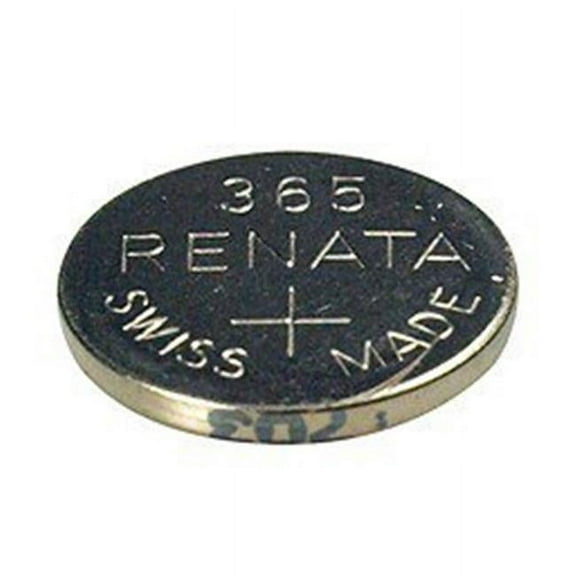 Renata 365 Silver Oxide Coin Cell Battery - 47mAh - 1 Piece Tear Strip