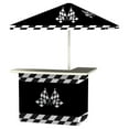 thumbnail image 2 of Best of Times 2001W2102-NG Anchors Away Portable Bar & 6 ft. Square Market Umbrella&#44; Navy & Grey, 2 of 2