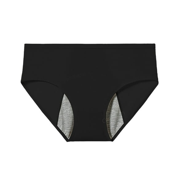 KyCheLot Leakproof Underwear for Women Period Seamless Breathable Comfy Mid Waist Briefs