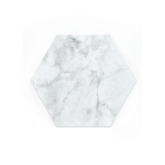 FloorPops Milena Peel and Stick Hexagon Floor Tiles Set of 20