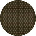 thumbnail image 1 of Ahgly Company Machine Washable Indoor Round Transitional Red Brown Area Rugs, 5' Round, 1 of 7