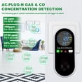 thumbnail image 3 of Detector de gas y CO Vzmcov, alarma enchufable 4 en 1, 110-220 V, 3 of 6