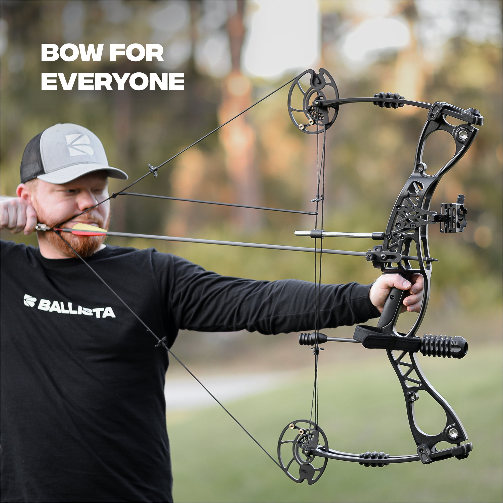 BALLISTA X Compound Bow - 310 fps, 40-65 lbs - Ideal for Target & Hunting