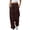 Brown, variant on Women's Pants Fashion Casual Pants For Women Bottom Sweat No Drawstring Joggers Workout High Waisted Yoga With Pockets