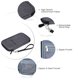 thumbnail image 2 of Organizador de viaje premium en gris: Cartera multifuncional para pasaportes, tarjetas y documentos con 13 bolsillos y clip para pluma, ideal para viajes familiares. Diseño compacto y resistente al, 2 of 6