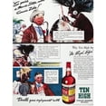 thumbnail image 2 of American Whiskey Ad 1939. Nadvertisement For Ten High Straight Bourbon Whiskey 1939. Poster Print by, 2 of 4