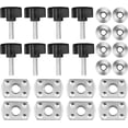 thumbnail image 1 of Kit universal de tornillos y tuercas de liberación rápida para techo rígido compatible con Jeep Wrangler YJ TJ JK JKU Sports Sahara Freedom Rubicon X y Unlimited X de 2 puertas y 4 puertas 1995-2018, 1 of 5