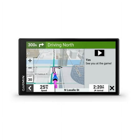 Garmin - DriveSmart 66 6" GPS with Built-In** Bluetooth, Map Updates and Traffic Updates - Black