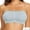 Gray, variant on Fewfanhot Wireless Strapless Bra, Bandeau Bra, Small to 3X-Large Strapless Gathering Bras for Women, Tube Top