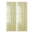thumbnail image 5 of CanGonggg 100cm Wide X 250cm Long French Lace Window Curtain Semi Lace Curtain And Through Bar Curtain Panels Curtain for Shower Curtain Room Darkening Curtains 72 Inches Long Curtains for Bedrooms, 5 of 8