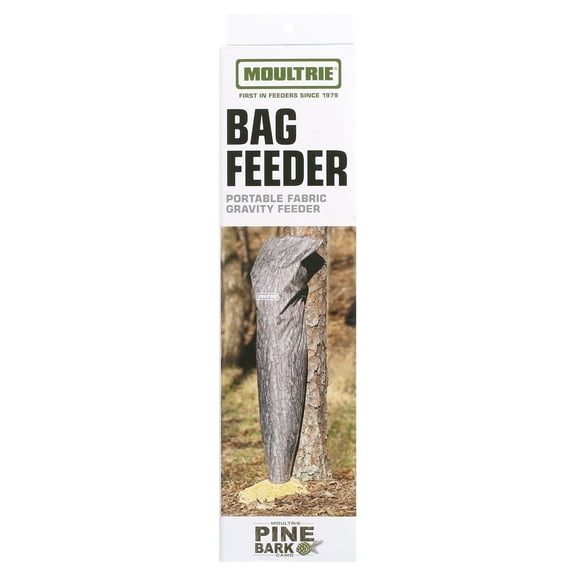 Moultrie 100lb Gravity Feeder Bag - Tree Mount Gravity Feeder - No Battery Needed - Easy Setup