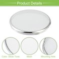 thumbnail image 4 of Unique Bargains 1 Pcs 2" Car Speaker Grills Cover Mesh Audio Subwoofer Protector Plating Silver Tone White, 4 of 7