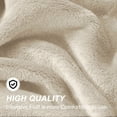 thumbnail image 5 of Astarin Throw Blanket, King Size Off-White Blankets & Throws for Couch/Beds, Fuzzy and Cozy Blanket, 90x108 inches, 5 of 9