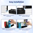 thumbnail image 5 of Joy Con Charging Storage Kit for Nintendo Switch & Switch OLED, Charging Dock for Switch Joy Con Controller with Game Cards Storage Rack, 5 of 5