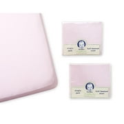 Gerber - Set of 2 Organic Cotton Bassinet Sheets, Pink