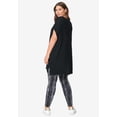 thumbnail image 5 of Ellos Plus Size Stretch Knit Scoop Neck Oversized Tunic, 5 of 6