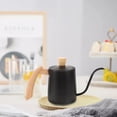thumbnail image 4 of RENACLIPY Cafetière en Acier Inoxydable pour Usage Domestique avec Bec Col de Cygne et Poignée en Bois Multicolore, 4 of 8