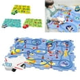 thumbnail image 2 of Electric Car Race Track Set - Kids Assembly Puzzle Toy with Multiple Themes (Dinosaur/Ocean/Land/Space), M ABS, 2 of 8
