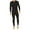 Black, variant on DAKIMOE Thermal Underwear for Men Long Johns with Fleece Lined, Base Layer Men Cold Weather Top Bottom
