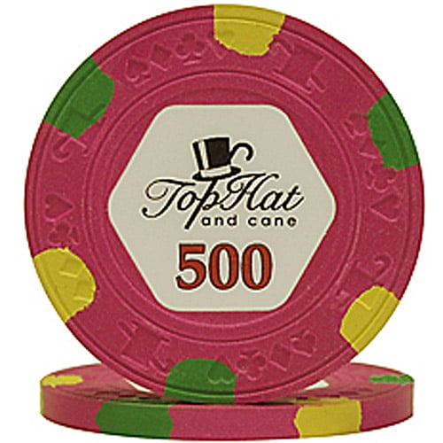 Paulson Brand Top Hat & Cane Poker Chips