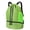 Green, variant on 3-Compartment Sports Drawstring Backpack, Water-Resistant Gym Bag with Wet/Dry Separation, Side Pockets & Zipper Pocket, Lightweight Swim Soccer Basketball Sack