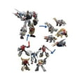 thumbnail image 2 of Skpitin Transformer Toys Deformation Dinoking Volcanicus Grimlock Slag Sludge Snarl Swoop Slash Dinobots Combiner 5 in 1 KO Action Figure Model 15.7in(Color : 5 in1), 2 of 5