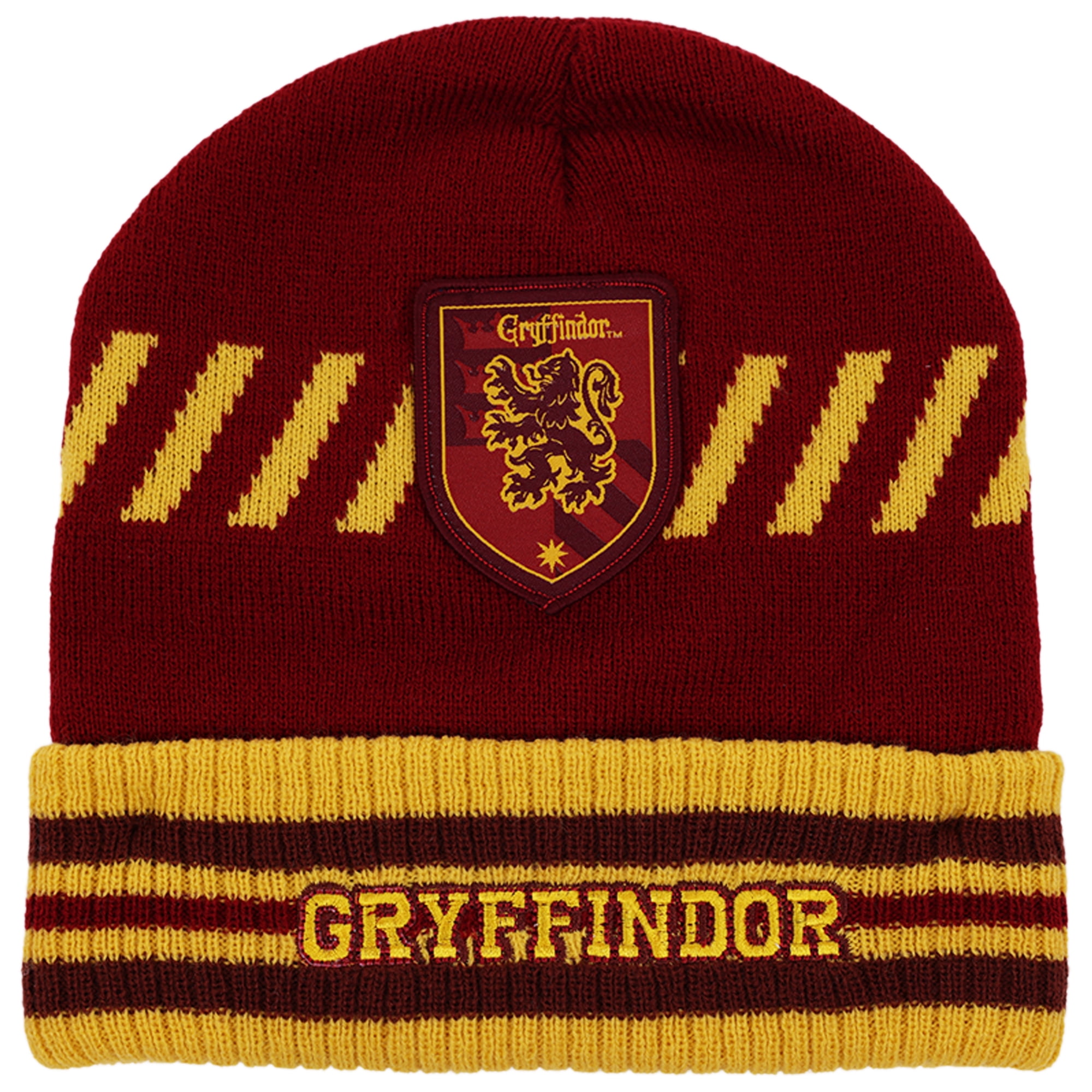 Gryffindor House Team Ribbed Cuff Beanie and Scarf 2pc Set