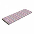 thumbnail image 1 of Pinstripe Bench Pad, Abstract Design Vibrant Pastel Color Multi Sized Stripes and Uneven Plain Lines, HR Foam Cushion with Decorative Fabric Cover, 45" x 15" x 2", Multicolor, by Ambesonne, 1 of 3