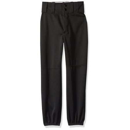 Alleson Athletic AA605PYBLKLRG Youth Baseball Pant, Black - Large