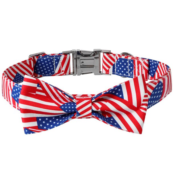 Elegante collar de perro de cola pequeña con lazo, collar de perro con pajarita, lindo collar de perro de regalo para mascotas con pajarita para perros