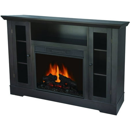 Quality Craft Electric Media Fireplace, for TVs up to 50", Espresso