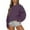 Purple, variant on Mohiass Oversized Sweatshirt for Women Long Sleeve Crewneck Sweatshirts Cozy Fleece Pullover Sweaters Casual Sweatshirt Light Brown XL