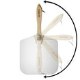 thumbnail image 4 of Pie Supply 14 inch x 16 inch Aluminum Pizza Peel with Foldable Wooden Handle for Homemade Pizzas and Baking Bread, 4 of 7