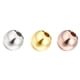 thumbnail image 3 of Qarigey Paquete de 10 cuentas de bola redondas, cuentas espaciadoras pulidas y plateadas, suministros de joyería, fabricación de pendientes Ropa, zapatos y accesorios Miscelánea Color dorado 8 mm, 3 of 6
