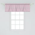 thumbnail image 2 of Ambesonne Dragon Fruit Window Valance, Overlapped Pitaya Art, 54" X 18", Hot Pink White, 2 of 3