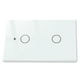 thumbnail image 2 of TUYA Smart Light Interruptor Cuenta regresiva Teléfono Móvil Lámpara de control remoto Interruptores de la sala de estar Inicio Suministros Inteligentes Suministros US Blanco 2-Gang kenally HA011723-02, 2 of 7