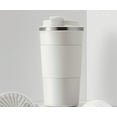 thumbnail image 1 of Taza de viaje de café con aislamiento al vacío de acero inoxidable para bebidas heladas y bebidas calientes, vasos de viaje de doble pared con tapa a prueba de derrames, regalo para el automóvil para, 1 of 4
