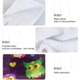 thumbnail image 5 of Coolnut 2 Pieces Cute Owl Kitchen Towels with Hanging Loop, Soft Microfiber Absorbent Hanging Hand Towel for Kitchen Bathroom Mudroom Laundry Room, 12x17 in Wash cloth, 5 of 7