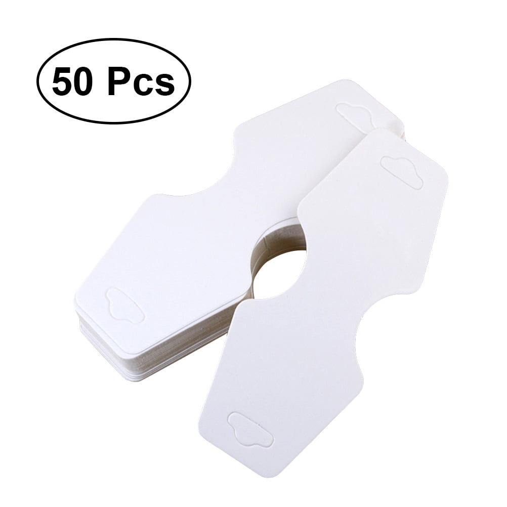 50pcs/lot Earrings Necklaces Display Cards Jewelry Organizer Self-Seal